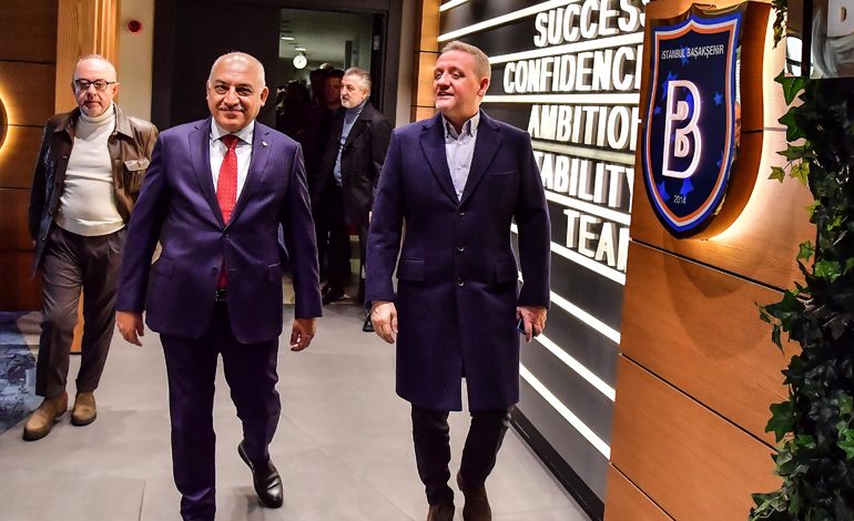 TFF Başkanı Büyükekşi’den İstanbul Başakşehir Futbol Kulübü’ne Ziyaret