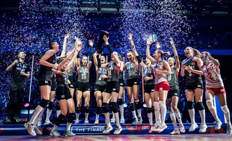 A Milli Kadın Voleybol Takımı, Milletler Ligi’nde şampiyon oldu